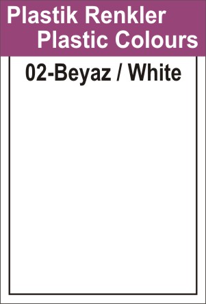 02-BEYAZ-WHITE PLASTIC COLOR