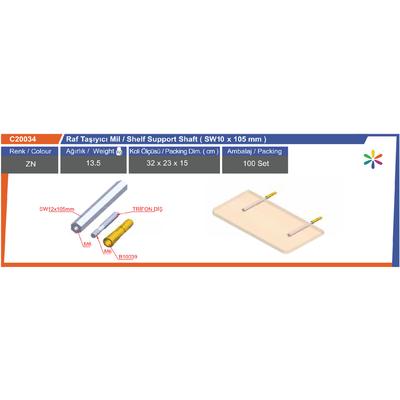 Aa10 Gi̇zli̇ Raf Taşıyıcı105Mm 1 Set Fi̇yat