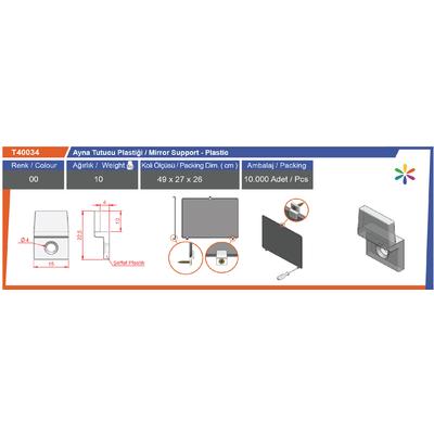 Ayna Tutucu Plasti̇ği̇