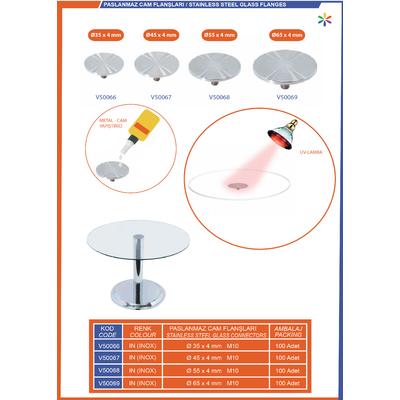 Cam Flanşı   Ø45 Mm