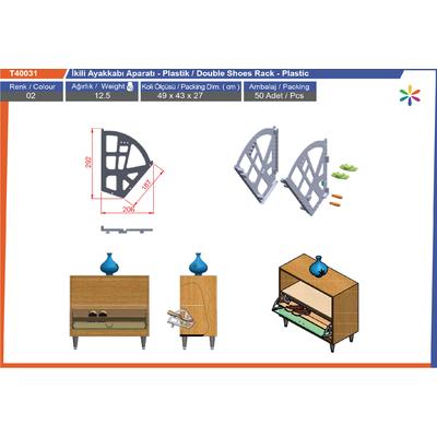 İki̇li̇ Ayakkabılık Aparatı