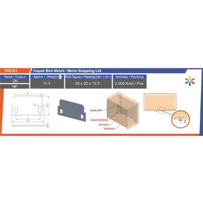 Kapak Bi̇ni̇ Metali̇ Ni̇kel