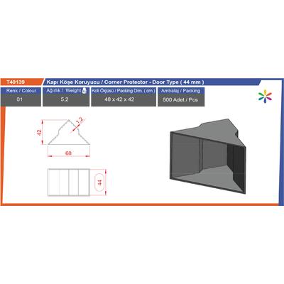 Köşe Koruyucu  Kapı İçi̇n  44Mm