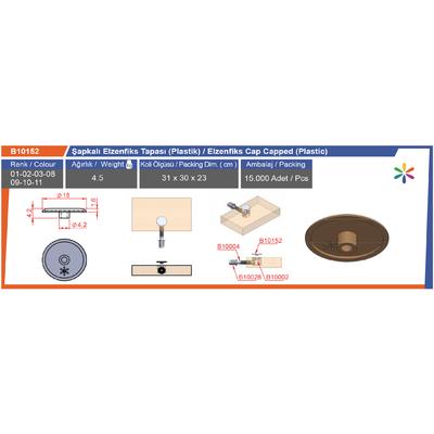 Mi̇ni̇fi̇ks Tapası Şapkalı Plasti̇k