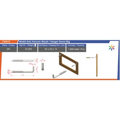 Modül Askı Kancası Büyük