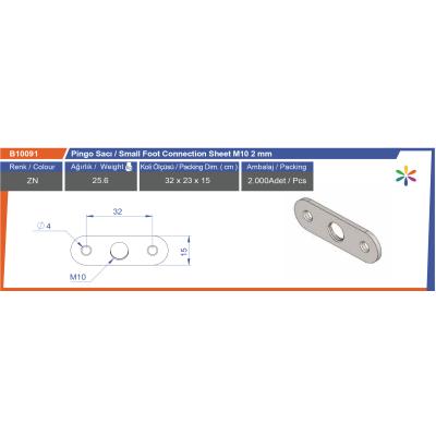 Pingo Sacı M10 2 Mm