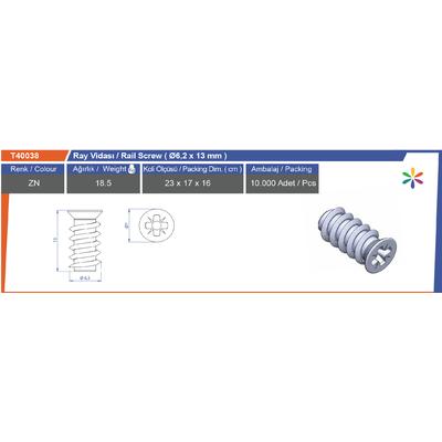 Ray Vi̇dası 6,2X13 Mm